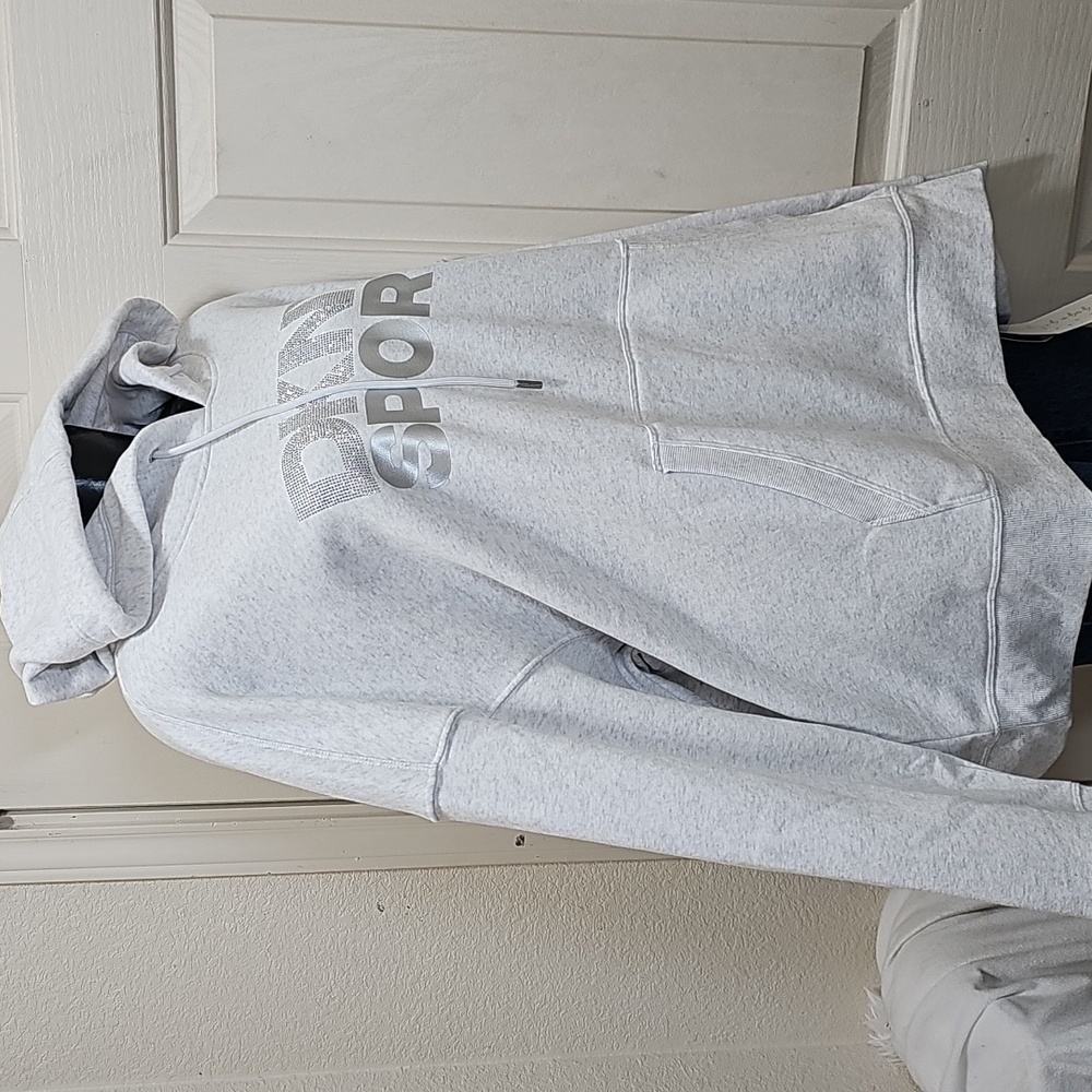 DKNY Sport Gray Hoodie - Picture 3 of 9